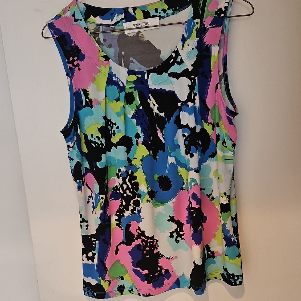 Colorful Sleeveless Top